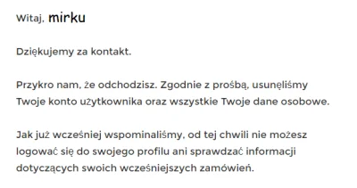 majorson - polecam usunąć konto i poprosić o zapomnienie danych jeśli dostaliście zam...