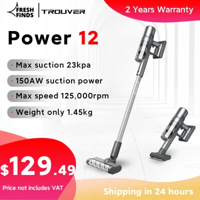 duxrm - Wysyłka z magazynu: DE
Trouver Power 12 Vacuum Cleaner 23KPa
Cena z VAT: 17...