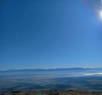 WR9100 - Widok z Babiej Góry na Tatry: