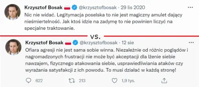 lewoprawo - Bosak, gdy posłanka Nowacka dostaje gazem po oczach VS Bosak, gdy Sośnier...