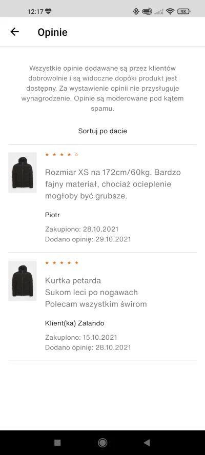 kiler0 - To musi być naprawdę fajna kurtka ( ͡° ͜ʖ ͡°) #zalando #modameska #heheszki