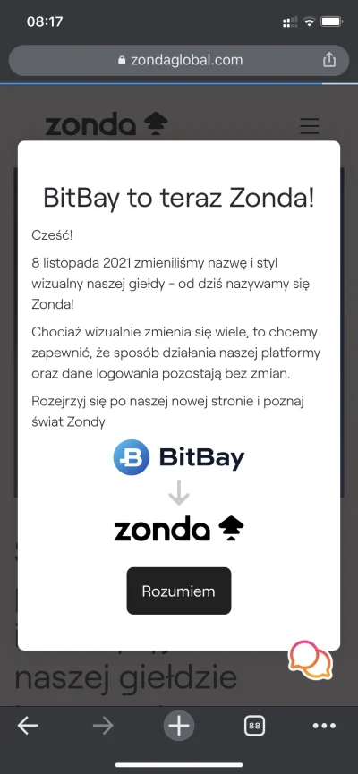 Marcinowy - BitBay zmienił nazwę na Zonda? 
#bitbay #kryptowaluty #gielda #bitcoin #b...