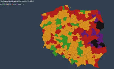 St_Atheist - Nawet na mapie koronawirusowej widać Kaczystańską Socialistyczną Republi...