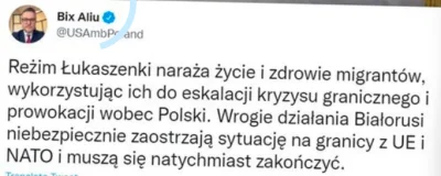 do_abordazu - @fundacjawosp: 
Ambasada USA: Reżim Łukaszenki naraża życie migrantów ...