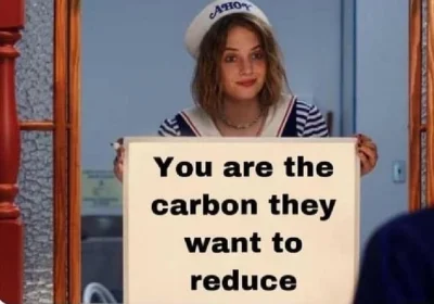 jednorazowka - Jesteś śladem węglowy, który oni chcą zredukować.