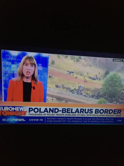 M.....2 - Ciagle nawijają o tym teraz #bialorus #polska #euronews #granica