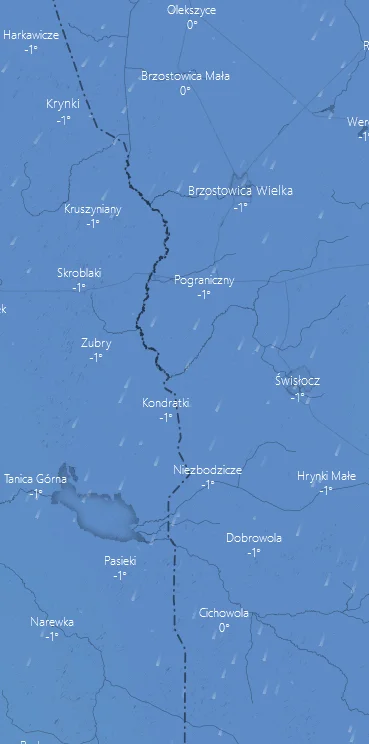 CwanyWacek - Dziś na wschodzie nie jest tak źle. Zimo przybywaj.