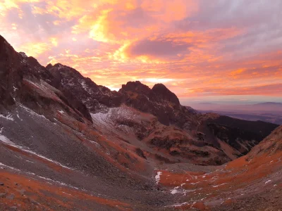 Crock92 - Moje zdjęcie z niedzieli, Żleb Kulczyńskiego w #tatry 
#mojezdjecie #zachod...