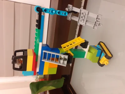 Nester86 - Nudzi nam się, więc zrobiliśmy z synkiem dźwig #lego