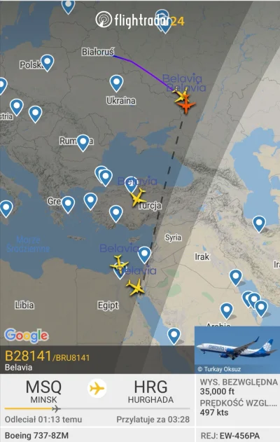 Jeffrey_M - Baćko nadal wysyła po kilka samolotów na bliski wschód. Tym razem do Egip...