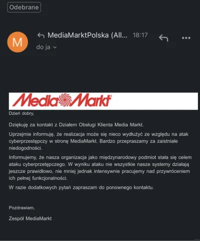 sekurak - Ransomware w Mediamarkt – żądanie aż ~miliarda PLN w ramach okupu. W Polsce...