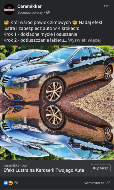 vlodek2532 - Kiedy masz tak zajebisty wosk, że auto odbija się nawet w żwirze xD

#de...