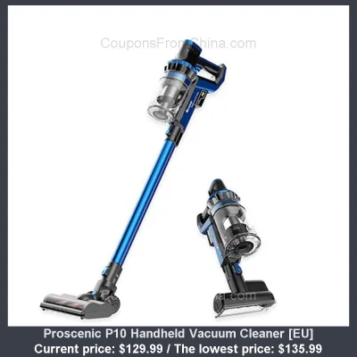 n____S - Proscenic P10 Handheld Vacuum Cleaner [EU]
Cena: $129.99 (najniższa w histo...