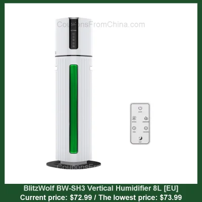 n____S - BlitzWolf BW-SH3 Vertical Humidifier 8L [EU]
Cena: $72.99 (najniższa w hist...