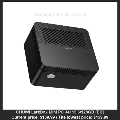 n____S - CHUWI LarkBox Mini PC J4115 6/128GB [EU]
Cena: $139.99 (najniższa w histori...