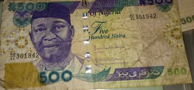 IbraKa - Mój zakup za złotówkę ( ͡° ͜ʖ ͡°) Co ciekawe, w nigeryjskich banknotach co r...