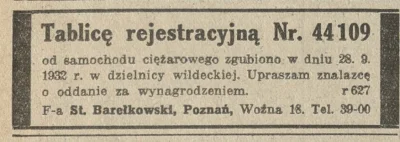 francuskie - ogłoszenie z 1932 roku z Poznania

#poznan #historia #1932 #motoryzacj...