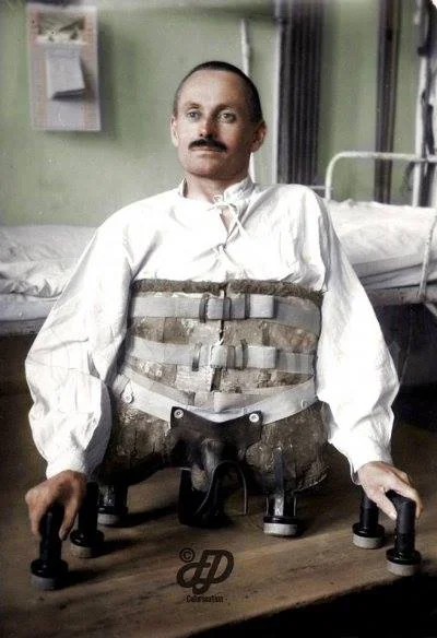 NowaStrategia - Jeden z wielu inwalidów I wojny światowej Dominikus Müller, który zos...