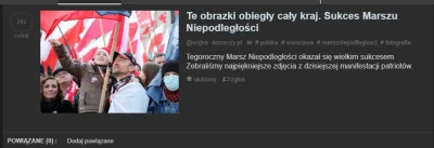 mel0nik - Narodowcy tylko spalili kilka flag (przy okazji podpalając kurtkę jakieś dz...