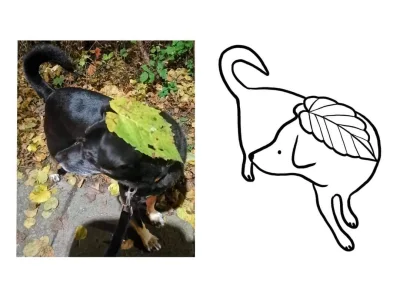 Wszebora - Wszedł do autobusu pies z liściem na głowie.

Narysowałam sobie swojego ps...