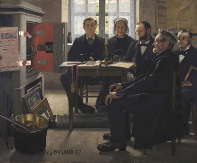 myrmekochoria - Jean-Eugène Buland, Spadkobiercy, 1887

#starszezwoje - tag ze sta...