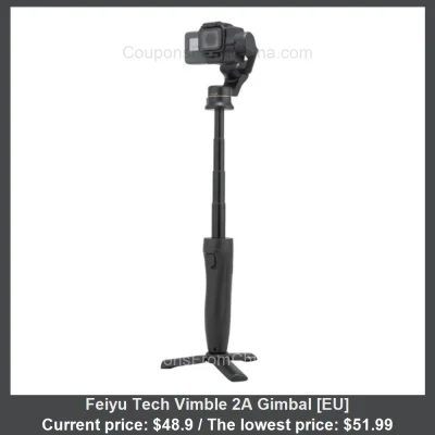n____S - Feiyu Tech Vimble 2A Gimbal [EU]
Cena: $48.90 (najniższa w historii: $51.99...