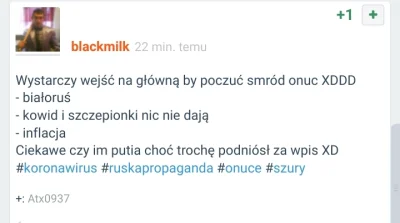 Mikuuuus - Następny pajacyk @blackmilk myśli, że tu same płatne rosyjskie trolle sied...
