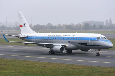 XKHYCCB2dX - Embraer E175LR SP-LIM w retro malowaniu na Ławicy 2021.11.12
#mojezdjec...