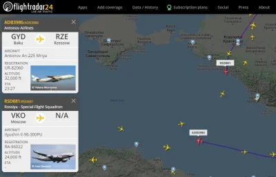 NiebieskiWStringach - Rosyjski Air Force leci na naszego #an225 zmierzającego do #rze...
