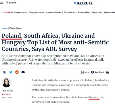 adidanziger - Co nie zmienia faktu, że Polska jest najbardziej antysemickim krajem na...