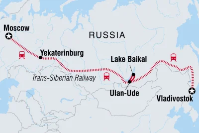 klsh - Linia transsyberyjska - prowadzi z Moskwy do Władywostoku. Jest to najdłuższa ...