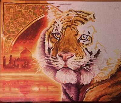 NieJedynaNaWykopie - W zasadzie tylko jeden tygrys

#tygrysy 4
#malowanieponumerac...