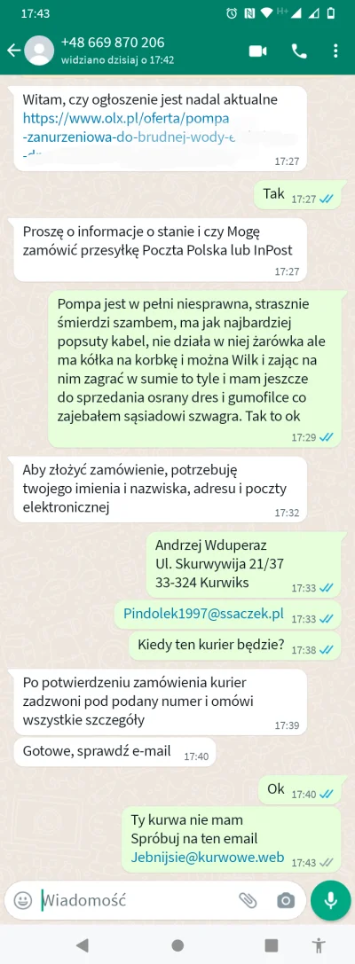 bor123 - Nigdy się małpy nie nauczo.
#olx #oszukujo #ukraina #olxcontent