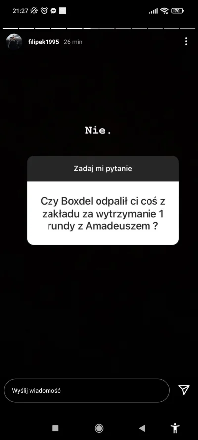 M.....r - Boxdel tradycyjnie xD
A znajdą się tacy, którym go szkoda, bo Kasjo coś mu ...