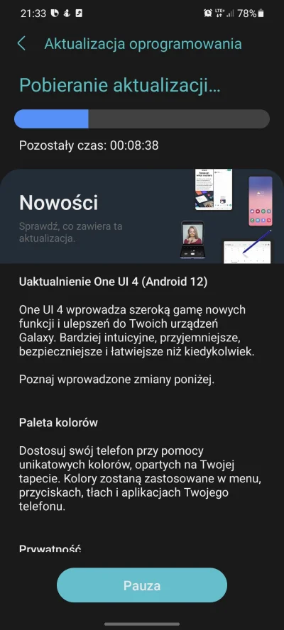 l.....z - Idzie Android 12 na szajsunga :D 
#android #technologia #telefony