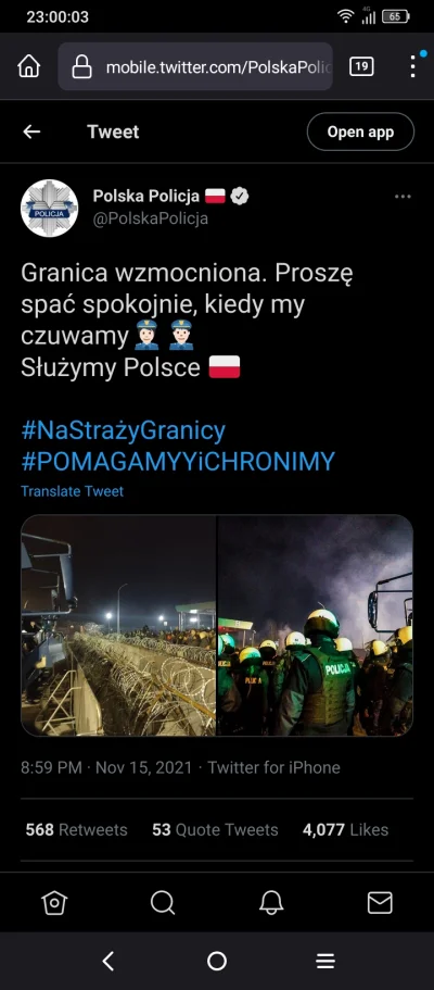 Mikuuuus - https://mobile.twitter.com/PolskaPolicja/status/1460336725142691845
#bial...