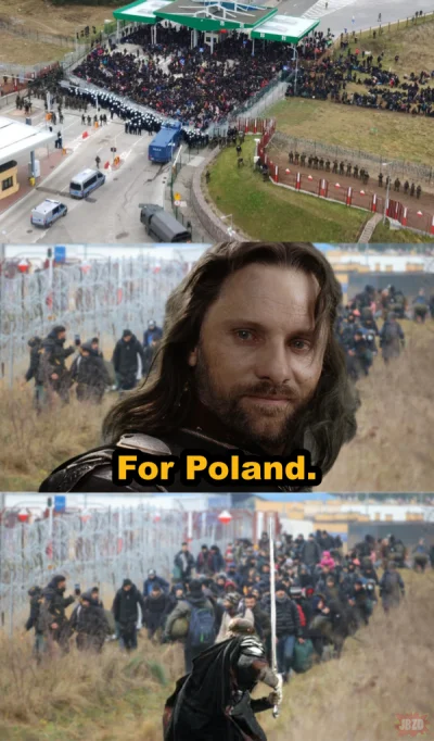 b.....s - #heheszki #humorobrazkowy #lotr #nato #granica #bialorus #polska