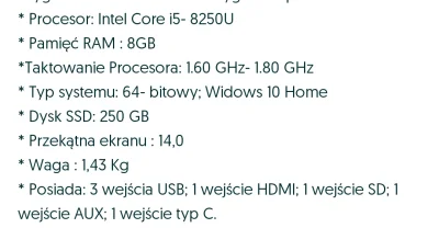 runnerrunner - Asus Vivobook S14 

Mam do kupienia za 1 tys PLN. Opłaca się? 
Stan ba...