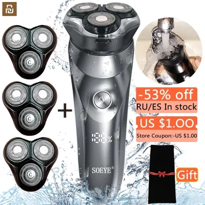 duxrm - SOEYE Electric Shaver
Cena z VAT: 19,62 $
Link ---> Na moim FB. Adres w pro...