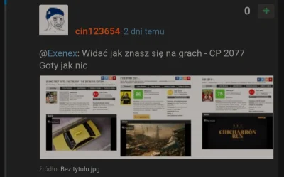 Exenex - to niezłe GOTY, widać jak się znasz na grach XD #cyberpunk2077