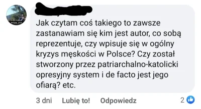 T.....e - Grupka na FB. tematyka o depresji chłop się żali że nie może znaleźć kogoś ...