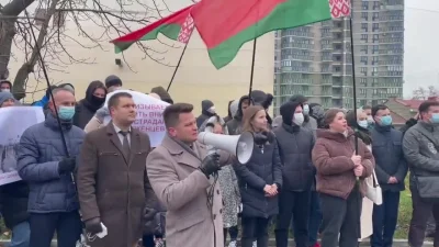 Polasz - Telewizja Białoruska:
Spontaniczny wiec protestacyjny przeciwko bezczynnośc...