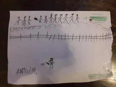 AntiAdzik - Syna rysunek z przedszkola ×D
#bialorus #strazgraniczna #tworczoscwlasna ...