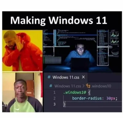Lodomir1 - #programowanie #windows10 #drake #memy #windows11 #heheszki