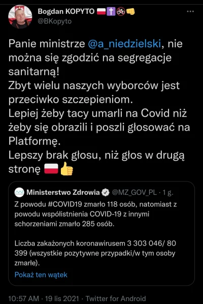 CipakKrulRzycia - #heheszki #antyszczepionkowcy #bekazpisu #polska 
#koronawirus
