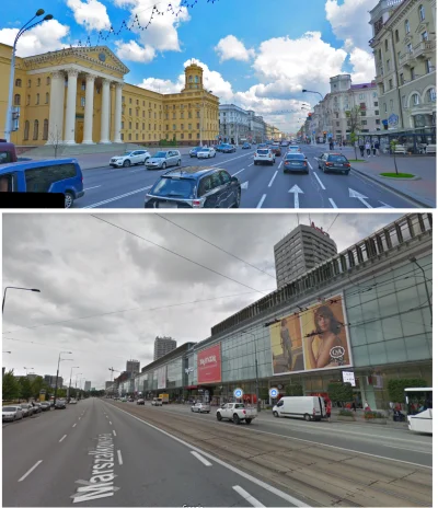 marian-nitroszczur - centrum Minska vs centrum Warszawy obydwa miasta były zrównane z...