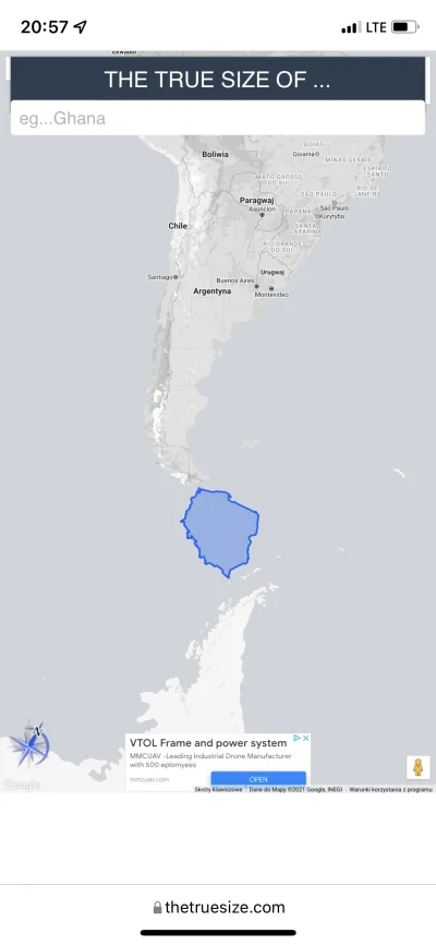 CoJaNaTo - @AndyMoor: tak, a to odległość między Ameryką południową a Antarktydą ( ͡°...