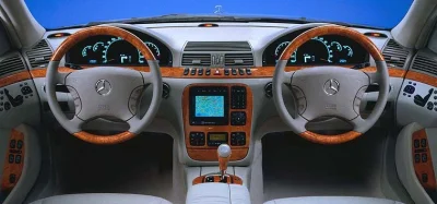 czlowiekzlisciemnaglowie - Mercedes s 2003 Interior. Model zrobiony na zamówienie. Na...