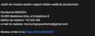 dawid131 - @WojciechKononowicz: jakby ktoś chciał wysłać świeżą partie energoli i maj...