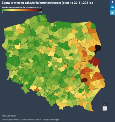 RafiRK - Wcale nie widać na mapie i danych, że szczepienia ratują życie!!11! Zaborów ...